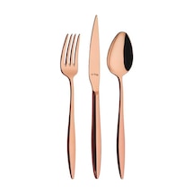 Aryıldız Elegant Bronz S PVD 24 Parça Çatal Kaşık Bıçak Takımı Bronz