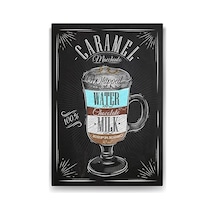 Karamelli Macchiato Tarifi Tablosu - 50x75cm 7/8 Yaş