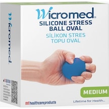 Silikon Stres Topu Mavi Medium Diğer