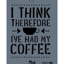 Mey İthalat Rich New Seri N-408 Stencil 35x25 Cm