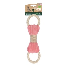 M-pets Eco Tuga Pembe Peluş Kemik Köpek Oyuncağı 33 X 9,5 X 3 Cm 244-50155.01