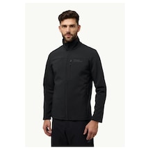 Jack Wolfskin Whırlwınd Men A62521-softshell Black Erkek Mont Siyah
