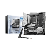 Msı B760m Project Zero Wi-fi Intel Lga1700 Ddr5 Micro Atx Anakart Teşhir