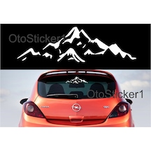 Kayseri Erciyes Dağı Silüeti Stickeri