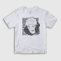 Presmono Unisex Çocuk Yuji Itadori Anime Jujutsu Kaisen T-Shirt