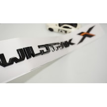 Dk Tuning Ranger Wildtrak X Bagaj Siyah Turuncu Yazı Logo Ford İle Uyumlu Bagaj Arma