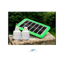 Panther Pt-s600 Şarjlı Solar Kamp Seti Beyaz