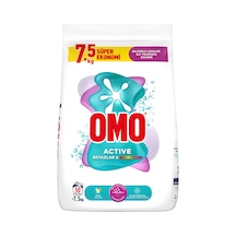 Omo Active Beyazlar & Renkliler Toz Deterjanı 7.5 Kg 4 Adet 2'li Set
