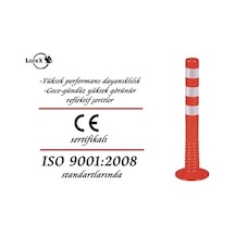 Lorex  Lr-0125 75 CM Şerit Ayırıcı Sert İleri Trafik Delinatör 750 MM
