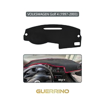 Volkswagen Golf 4 1997-2003 Torpido Koruma Halısı Gri Kenar
