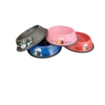 Keypet Çeşitli Renk Çelik Kedi Ve Köpek Mama Kabı 22cm 24oz
