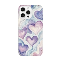 İphone 16 Pro Uyumlu Baskılı Şeffaf Telefon Kılıfı Koleksiyon: Pastelbloom Soft Series 3