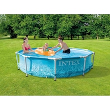 Intex 28208 Metal Çerçeve Havuz Set 305x76cm Çok Renkli
