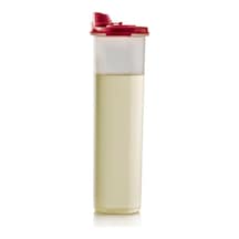 Oval Zeytinyağlık Kırmızı Kapak 1.1l Şeffaf