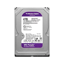 Wd 4tb 3.5 Purple Wd44purz Sata3 5400rpm 128mb 7-24 Guvenlık Harddisk Resmi Distribitör Ürünü