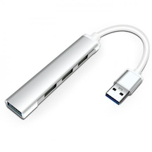 Polham 20CM 4in1 USB to 4x USB Çoğaltıcı Adaptör HUB, Yüksek Voltaj ve Akım Korumalı USB Çoğaltıcı