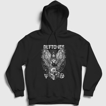 Presmono Unisex Owl Deftones Kapüşonlu Sweatshirt