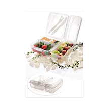 Takeaway Ergonomik Asorti Çatal Bıçaklı Pratik Yoğurt Saklama Kabı Go-53-vice 01534