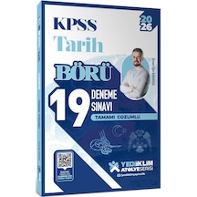 Yediiklim Yayınları 2026 Kpss Börü Tarih Tamamı Çözümlü 19 Deneme Sınavı