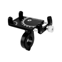 Rogfer Pil Elektrikli Araç Motosiklet Bisiklet Sürme Navigasyon Alüminyum Alaşımlı Cep Telefonu Braketi Siyah Siyah Siyah