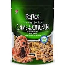 Semi Moist Av Hayvanlı Tavuklu Yarı Yumuşak Köpek Ödülü 150 Gr