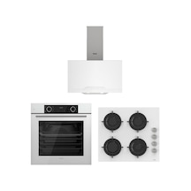 Ferre Fryart XE63CB - CS206 - D064 Beyaz Ankastre Set