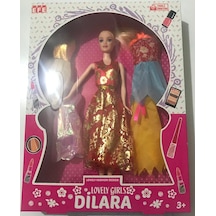 Dilara Yedek Elbiseli Oyuncak Bebek