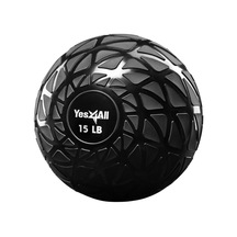 Yes4all A9q1 Dinamik Slam Balls Siyah, Mavi, Cam Göbeği, Turuncu Ve Parlak 4,5 Kg 18,1 Kg Güç, Güç Ve Antrenman İçin Slam Sağlık Topu, B. Dinamik Siyah 6,8 Kg
