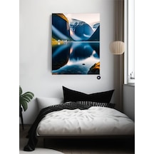 Fiyortta Kuzey Taşları Iskandinav Tarzı Poster