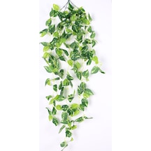 Yapay Çiçek Deposu Islak Yapraklı 5 Dal Sarmaşık 110 Cm Sarı Çizgili Model