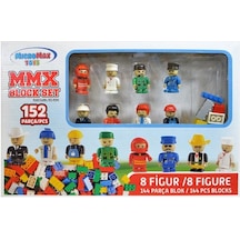 Mmx 152 Parça Yapı Blok Ve 8 Figür Seti 02 034