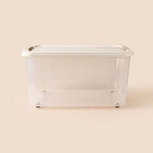 Living Agata Organizer Kutu - Şeffaf - 50 Lt Çok Renkli