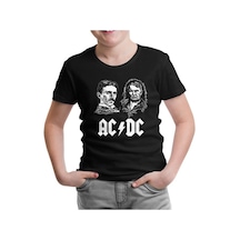 Lord Tshirt Ac Tesla Vs. Dc Edison Siyah Çocuk Tshirt