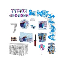 Newsx Frozen & Elsa 8 Kişilik 7 Yaş Doğum Günü Parti Seti Star Collection 542167 Diğer