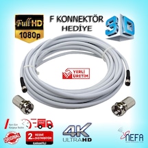Uydu Anteni Kablosu Rg6 U4 Digiturk Uyumlu 20 Metre