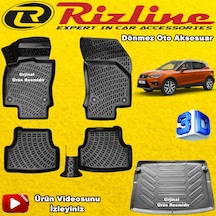 Seat Arona 3D Havuzlu Paspas+Bagaj Havuzu 2018 Sonrası Rizline N11.30364