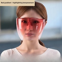 Elmpaly Bisiklet Yüz Maskesi Outdoor Spor Moda Tasarım Çok Renkli Yüz Koruyucu Tam Yüz Baş Bandı Degrade Çay Rengi