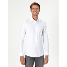 Pierre Cardin Erkek Beyaz Gömlek Desenli 50292264-vr013 Beyaz