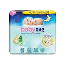 Babyone Gece Bebek Bezi 4 Numara Maxi Ultra Fırsat Paketi 112 Adet