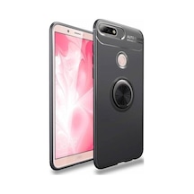 Huawei P Smart 2018 Yüzüklü Manyetik Ravel Kilif 513799631