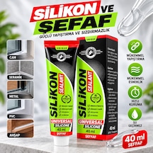 Tr Şeffaf Silikon Mastik 40 Ml Tüp Yapıştırıcı Su Geçirmez Cam Fayans Pvc Dolgu Sızdırmaz Hızlı Kuruma Diğer