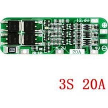 3s 20a 12,6v Bms Koruma Kartı Lityum Batarya 18650 Li-ion Lipo Protection Module