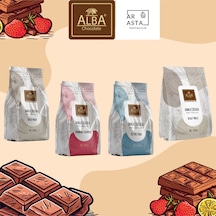 Damla Çikolata Kokolin 4 Lü Set Sütlü-bitter-fildişi-frambuaz 4 X 1 Kg