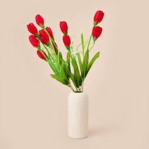 Manolya Yapay Çiçek - Kırmızı - 38 Cm