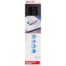 Ayrex 142 M Permanent Kalem, Asetat Kalemi, Siyah, 3'lü Set, 1 Mm Yuvarlak Uç Genel