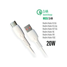 Redmi Note 105g-note10 Lite-note 10t 5g-note 11e-11r-11se Hızlı Şarj Kablosu