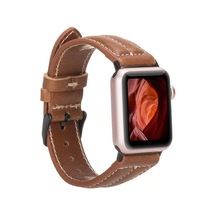 Apple Watch Uyumlu Deri Kordon 42-44-45mm Nm3-as2 Taba Diğer