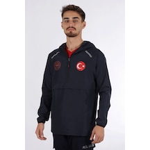Lacivert 112 Acil Sağlık Kanguru Cep Rüzgarlık Unisex