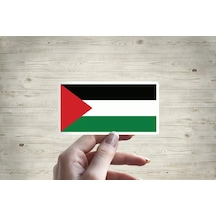 Palestine Palestinian National Flag Ulusal Bayrak 12cm 2 Adet