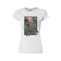 Katsuki Bakugo Beyaz Kadın Tshirt 001